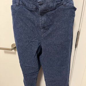 Old Navy Cropped Linen Blend Pixie Pants - Size 16